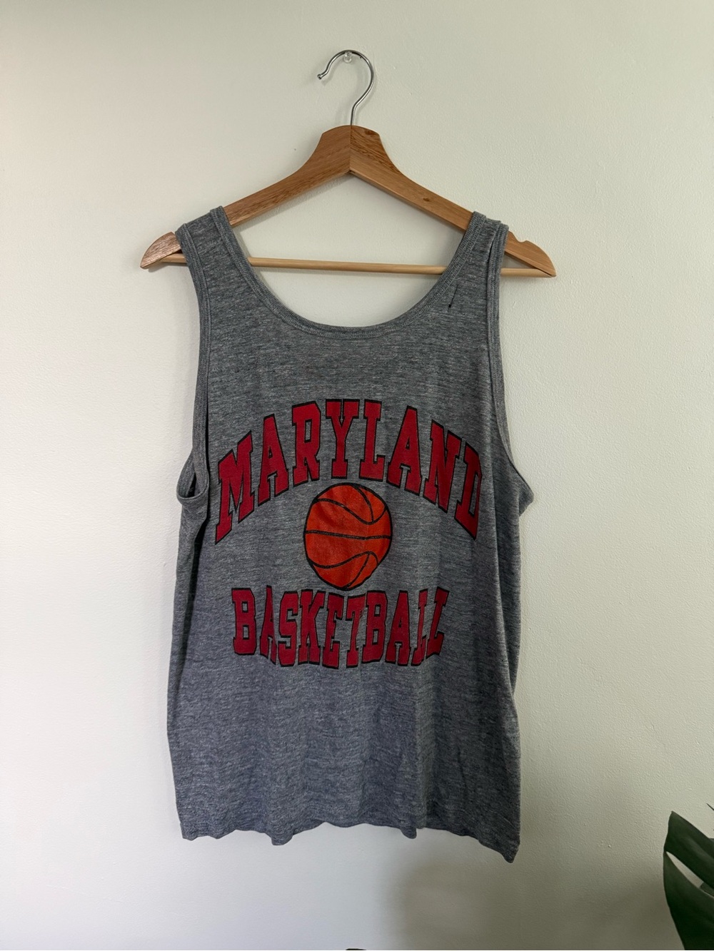 Vintage UMD Basketball Gray Tank Top